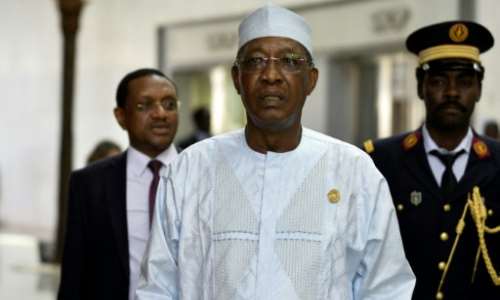 Chad's 30-year President Idriss Deby Itno appears set for a sixth term as he faces a divided opposition in an April election. By MICHAEL TEWELDE (AFP/File)