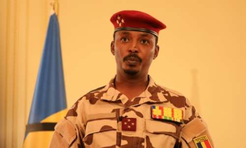 General Mahamat Idriss Deby Itno took over as head of a military junta last April when his father, Idriss Deby Itno, was died while fighting rebels. By Brahim ADJI (Tchad Presidential Palace/AFP)