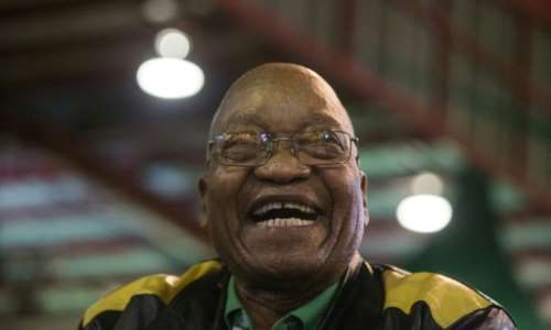 Jacob Zuma was president of South Africa between 2009 and 2018.  By Wikus DE WET (AFP/File)