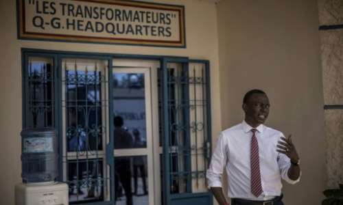 Masra faced off against President Mahamat Idriss Deby Itno in elections last May. By MARCO LONGARI (AFP/File)