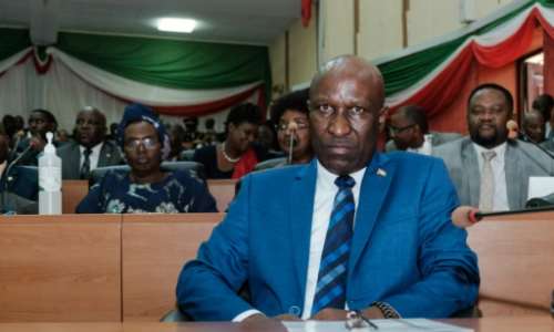 Sanctions lift: Prime Minister Gervais Ndirakobuca. By - AFP