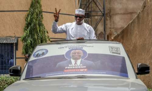 Succes Masra, leader of the Chadian opposition party The Transformers, has been accused of inciting hatred and is provisionally detained. By Joris Bolomey (AFP/File)