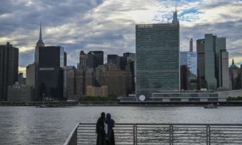 The agreement establishing New York as the site of the UN headquarters says the United States should not impose any impediments on member state representatives travel.  By ANGELA WEISS (AFP)