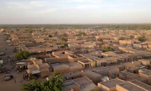 The city of Menaka, in northern Mali.  By SOULEYMANE AG ANARA (AFP/File)