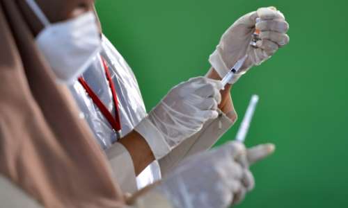 The EU medicines regulator said the benefits of the J&J vaccine outweigh the potential risks. By CHAIDEER MAHYUDDIN (AFP)
