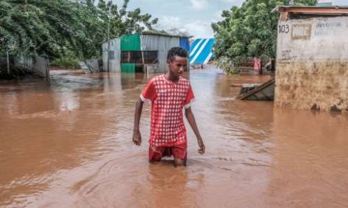 The last El Nino caused flooding in Dolow in Somalia, with heavy rainfall striking parts of the Horn of Africa.  By Hassan Ali Elmi (AFP)