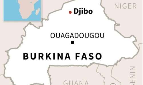 The troops were returning after having escorted an aid convoy into the town of Djbo. By AFP