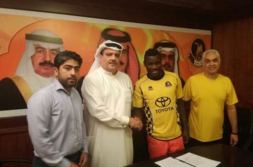Hearts flop Foovi Aguidi lands a year deal with Bahrain giants Al Ahli  Manama