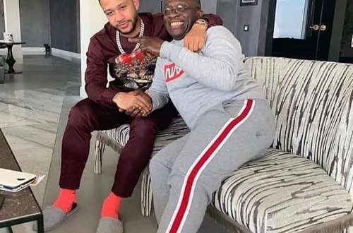 Dutch striker Memphis Depay reunites with his Ghanaian father