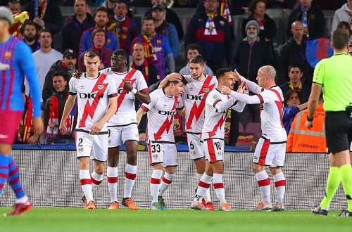 La Liga: Barcelona suffer shock home defeat by Rayo Vallecano