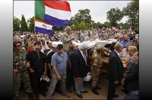 Eugene Terre'Blanche funeral, World news