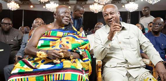 Asantehene endorses Mahama’s reset agenda, backs local mineral processing
