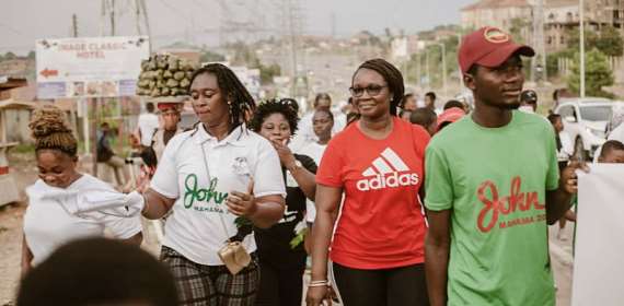 Election 2024: NDC holds 'do or die' health walk in Pokuase