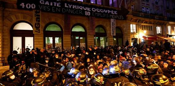 Police evict migrants from Paris theatre after months-long occupation