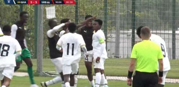UEFA U-16 Tournament: Ghana 5-1 Serbia HIGHLIGHTS