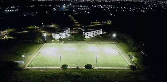 Ghana's football future bright after floodlights installed at elite training