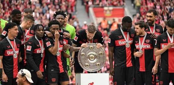 Bayer Leverkusen make Bundesliga history by finishing season unbeaten