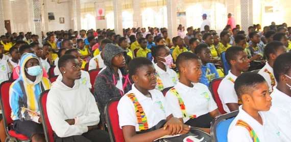 Obuasi Area Pemem teams up with GES to sensitize final year JHS students on