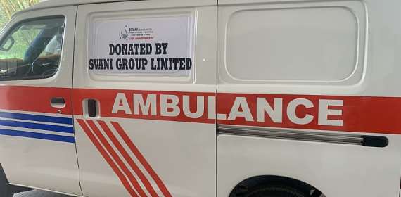 Svani Group Ltd donates 60,000 mini ambulance to Valley View