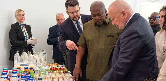 Mahama Tours Belarus AgroHub; Pushes for Tech Partnerships to Transform Gha