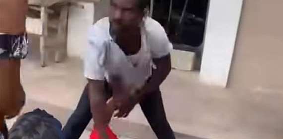 Nyinahin Catholic SHS teacher seen fighting female student in viral video ar
