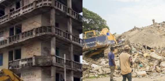 How 70-year-old building was finally demolished over fear of collapse in Osu