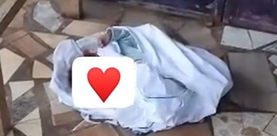 Abandoned newborn baby found near gutter at Agona Swedru Woaraba