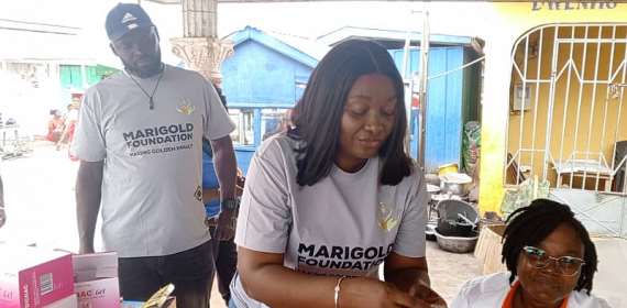 Marigold Foundation organizes health screening for residents of Agona Swedru