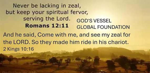 Come and see my zeal for the Lord