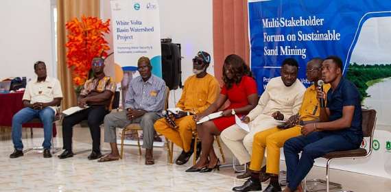 Stakeholders validate framework to promote sustainable sand mining in White Volta Basin