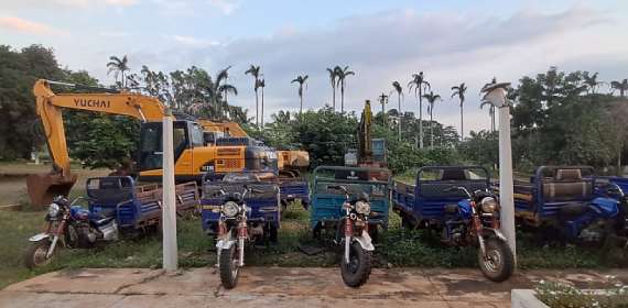 Bono REGSEC seizes galamsey equipment