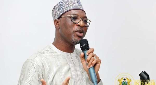 Minister for the Interior Muntaka Mohammed-Mubarak