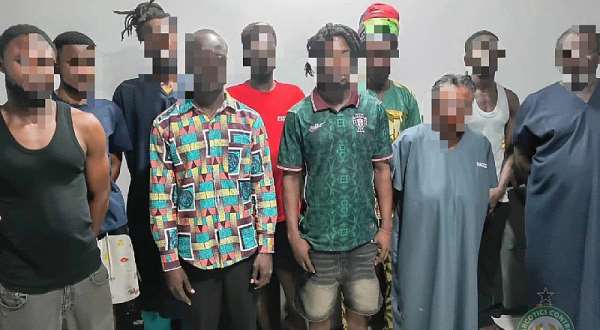 NACOC arrests 10 in Cape Coast anti-drug operation