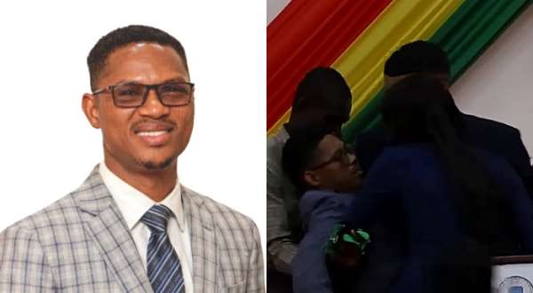 Madina MP Francis-Xavier Sosu reportedly collapses while speaking at GIMPA