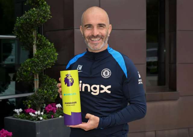 Enzo Maresca wins Barclays Manager of the Month award