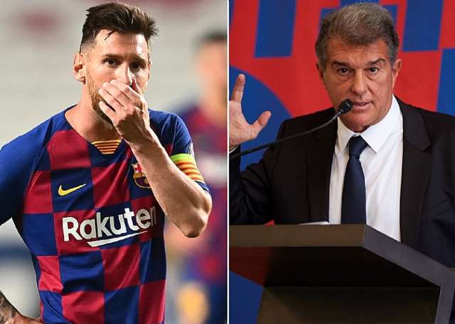 Messi will quit Barcelona if I am not elected as president - Laporta warns