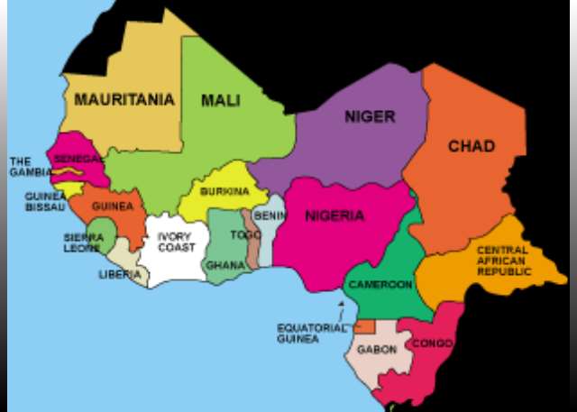 West Africa Map With Capitals West African Countries WorldAtlas