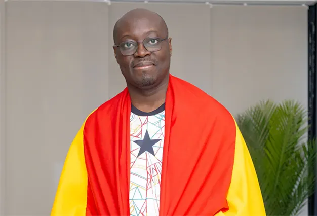 Ghanaians flood streets in jerseys