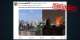 Pro-Russian accounts share fake proof that Ukraine is behind the burning of Kyiv cathedral