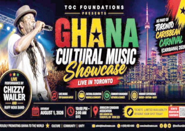 Ghana Takes Centre Stage at Caribana as TOC Foundations Unveils Cultural Music Showcase for August 1
