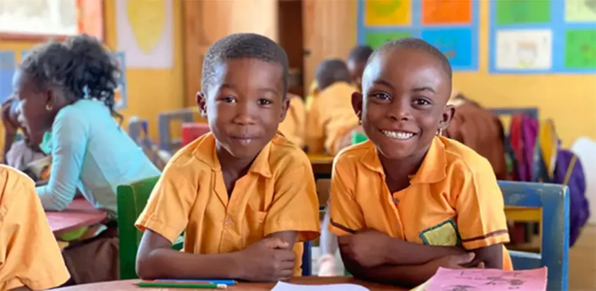 Children in basic school