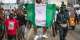 Nigeria security officials fire teargas at protesters