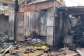 Kasoa: Firefighters pelted with stones over faulty fire tenders, 15 shops destroyed
