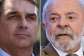 Conservative Senator Flavio Bolsonaro on October 7, 2026 and left-wing President Lula on March 12, 2026. -  Evaristo Sa, Sergio Lima, AFP