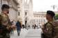 Soldiers patrol next to the Duomo gothic cathedral in Milan on October 23, 2026 after Italy Premier Giorgia Meloni announced new security measures. -  Luca Bruno, AP