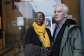 File photo: Dafroza Gauthier and her husband Alain Gauthier wait at the Paris court house on November 23, 2023. -  Christophe Ena, AP