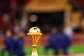 The Africa Cup of Nations trophy pictured before the start of the final football match between Senegal and Morocco at the Prince Moulay Abdellah Stadium in Rabat on January 18, 2026. -  Franck Fife, AFP
