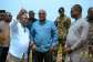 President John Dramani Mahama has visited the coastal community of Fuveme to assess damage caused by recent tidal waves