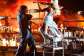 The overwhelming favorites in the  final are violinist Linda Lampenius and pop singer Pete Parkkonen -  GEORG HOCHMUTH / APA/AFP