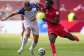 Bosnia-Herzegovinas Nikola Katic (18) and Canadas Promise Akinpelu (24) vie for the ball during the second half of the World Cup Group B soccer match between Canada and Bosnia, Friday, June 12, 2026, in Toronto. -  Nathan Denette, AP
